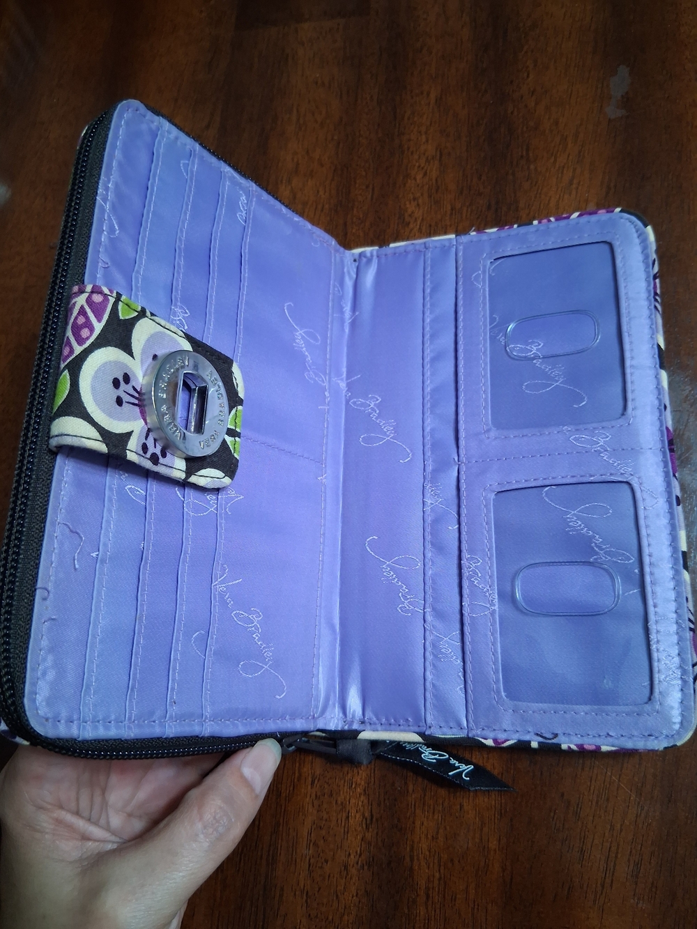 Vera Bradley Quilted Purse And Matchong Wallet - Picture 7 of 12